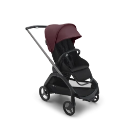 Прогулочная коляска Bugaboo DRAGONFLY - grafite/midnight black dark cherry - изображение