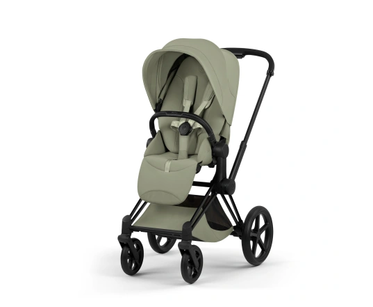 Прогулянкова коляска Cybex PRIAM Style Collection 5.0 - sage green (шасі Matt Black)