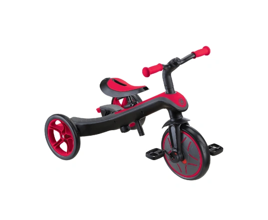 Велосипед дитячий GLOBBER серії EXPLORER TRIKE 4в1 - Червоний