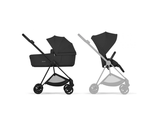 Коляска 2 в 1 Cybex MIOS Comfort Collection 5.0 - sepia black (шасі Matt black)