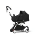 Универсальная коляска 2 в 1 с люлькой newborn shell Stokke YOYO³ Black (шасси White)