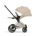 Коляска Cybex PRIAM Style Collection 5.0 - cozy beige (шасі Chrome Brown)
