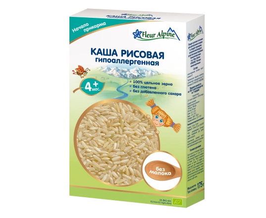 Безмолочна каша Fleur Alpine - Рисова 175г.