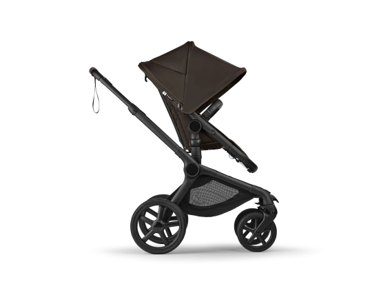 Универсальная коляска 2в1 Bugaboo FOX 5 RENEW - black/cocoa brown-cocoa brown