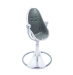 Стульчик для кормления Bloom Fresco Silver в комплекте с вкладышами из экокожи - Snake Skin Grey