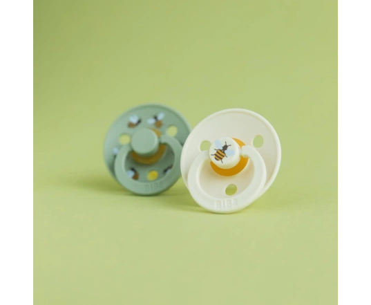 Пустушка BIBS Pacifier Studio Colour Bumblebee Friends Latex Size 1 Sage