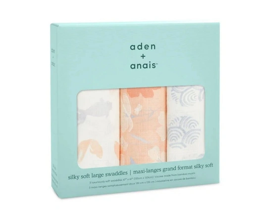 Набір пелюшок Aden + Anais 3-х шт (120*120 см, бамбуковий муслін) Koi Pond