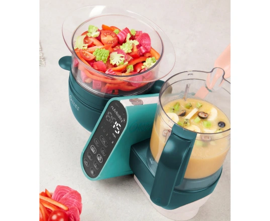 Блендер - пароварка Babymoov Nutribaby+ Opal green