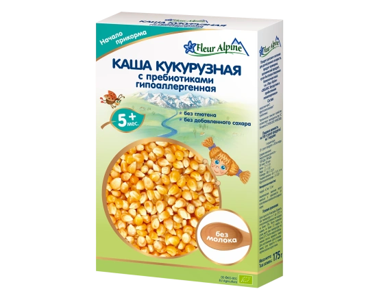 Безмолочна каша Fleur Alpine - Кукурудзяна 175г.
