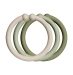 Іграшки - прорізувачі BIBS Loops 12 PACK Vanilla/Sage/Olive