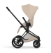 Коляска Cybex PRIAM Style Collection 5.0 - cozy beige (шасі Matt Black)