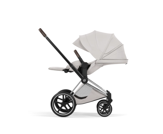 Прогулянкова коляска Cybex PRIAM Style Collection 5.0 - city grey (шасі Chrome Brown)