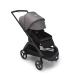 Универсальная коляска 2в1 Bugaboo DRAGONFLY - black/midnight black grey melange