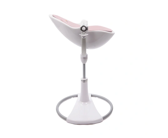 Стульчик для кормления Bloom Fresco White в комплекте с вкладышами из экокожи - Rosewater