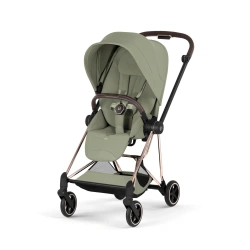 Прогулянкова коляска Cybex MIOS Style Collection - sage green (шасі Rose Gold) - зображення