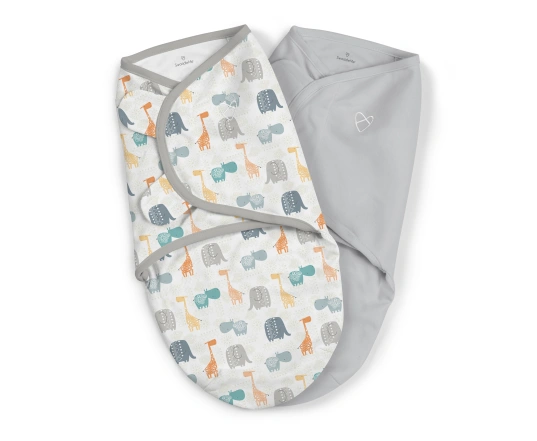 Набір конвертів на липучках Summer Infant Swaddleme Original Bohemian Jungle (2шт)