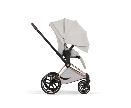 Коляска Cybex PRIAM Style Collection 5.0 - city grey (шасі Rosegold)