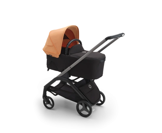Универсальная коляска 2в1 Bugaboo DRAGONFLY - black/grey melange island coral