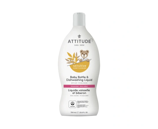 Средство для мытья детской посудыжидкий  Sensitive Skin  Attitude 700мл