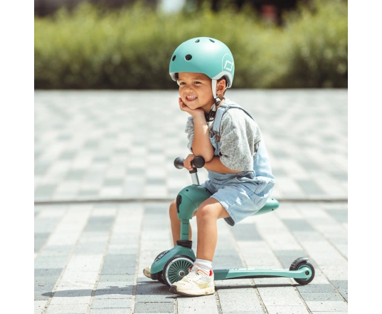 Самокат Scoot and Ride серії Highwaykick-1, сіро-зелений, 1-5 років