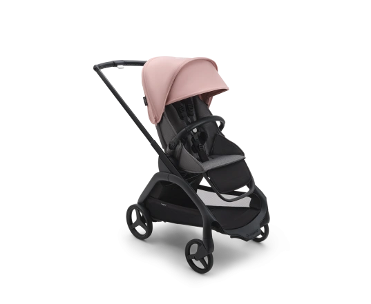 Прогулянкова коляска Bugaboo DRAGONFLY - black/grey melange morning pink