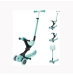 Самокат GLOBBER серії GO UP DELUXE LIGHTS 5в1 м'ятний, колеса світяться 20/50кг