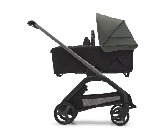 Универсальная коляска 2в1 Bugaboo DRAGONFLY - black/grey melange forest green