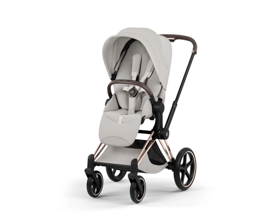 Коляска Cybex PRIAM Style Collection 5.0 - city grey (шасі Rosegold)