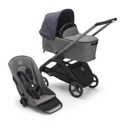 Универсальная коляска 2в1 Bugaboo DRAGONFLY - grafite/grey melange stormy blue - изображение