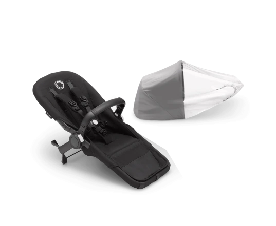 Прогулянковий блок коляски Bugaboo  Donkey 5 без капюшону Midnight black
