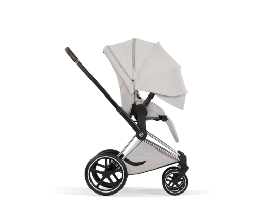 Прогулянкова коляска Cybex PRIAM Style Collection 5.0 - city grey (шасі Chrome Brown)