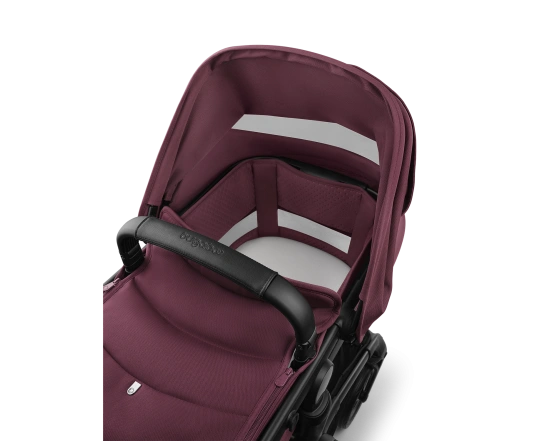 Универсальная коляска 2в1 Bugaboo FOX 5 RENEW - black/dark cherry-dark cherry