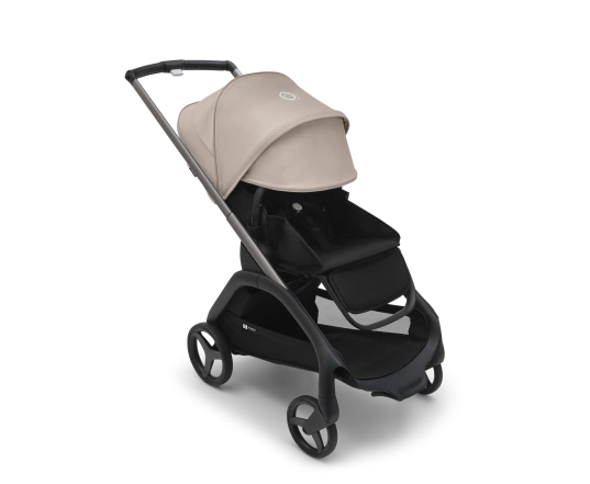 Универсальная коляска 2в1 Bugaboo DRAGONFLY - black/grey melange desert taupe