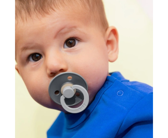 Пустышка BIBS Pacifier Studio Colour Fusion Latex Size 3 Blush/Petal