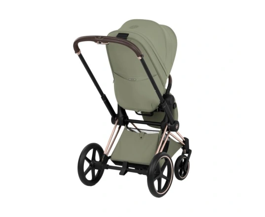 Прогулянкова коляска Cybex PRIAM Style Collection 5.0 - sage green (шасі Rose Gold)