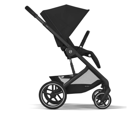 Прогулянкова коляска Cybex BALIOS S LUX BLK - moon black (з бампером)
