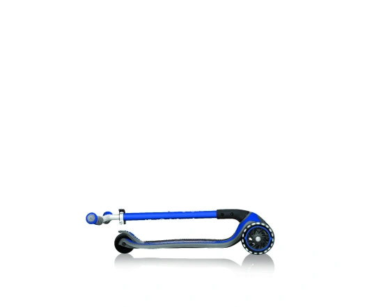 Самокат GLOBBER серії MASTER LIGHTS синій, колеса з підсвіткою, 50кг, 4+