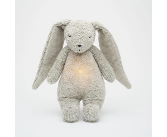 Музичний зайчик з нічником MOONIE 2.0 - Grey Natur