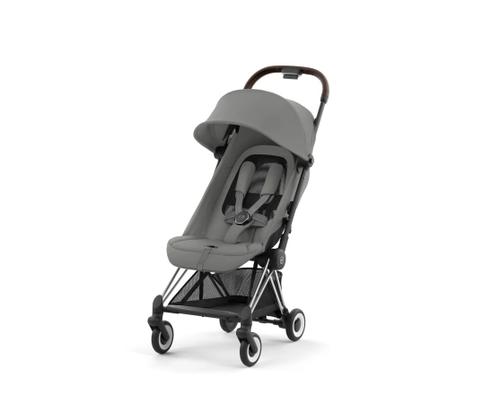 Прогулянкова коляска Cybex COYA - chrome dark brown/mirage grey