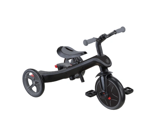 Велосипед дитячий GLOBBER серії EXPLORER TRIKE 4в1 DELUXE PLAY - Чорно-сірий