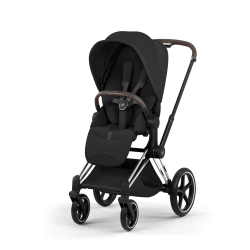 Прогулочная коляска Cybex Priam Style Collection 5.0 - sepia black (шасси Chrome Brown) - изображение