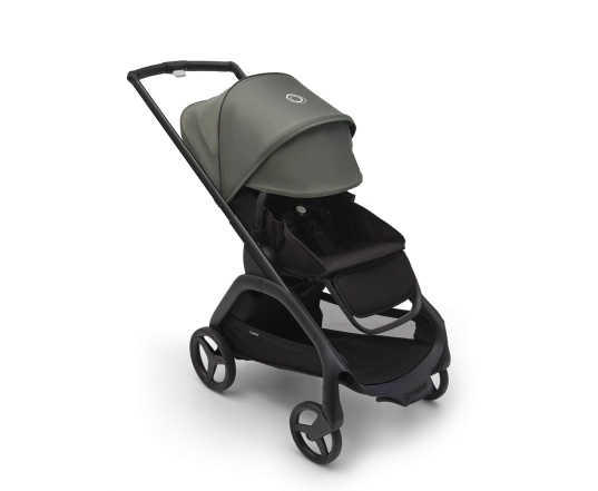 Прогулочная коляска Bugaboo DRAGONFLY - black/midnight black forest green