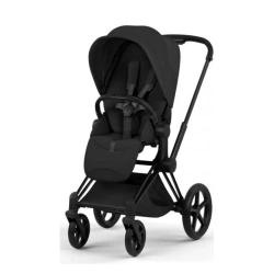 Прогулочная коляска Cybex Priam Style Collection 5.0 - sepia black (шасси Matt Black) - изображение