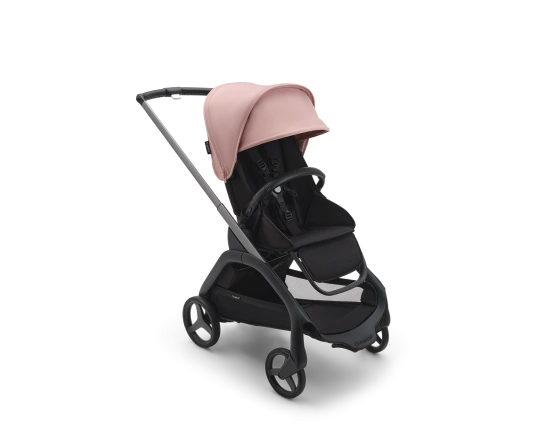 Прогулочная коляска Bugaboo DRAGONFLY - graphite/midnight black morning pink