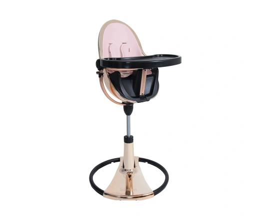 Стільчик для годування Bloom Fresco Rose Gold в комплекті із вставками з екошкіри - Rosewater