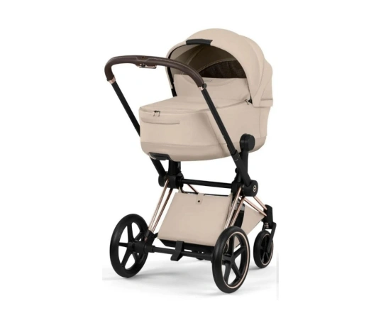 Коляска Cybex PRIAM Style Collection 5.0 - cozy beige (шасі Rosegold)