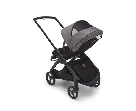 Универсальная коляска 2в1 Bugaboo DRAGONFLY - black/midnight black grey melange