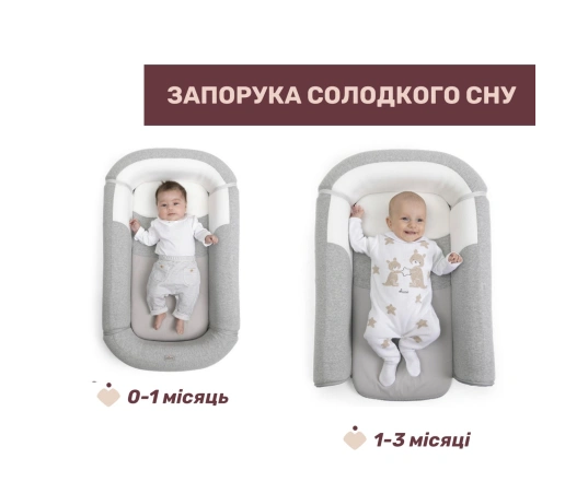 Кокон - матрац 3 в 1 Chicco MOMMY POD - grey