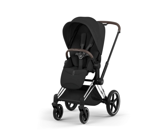 Прогулянкова коляска Cybex PRIAM Style Collection 5.0 - sepia black (шасі Chrome Brown)