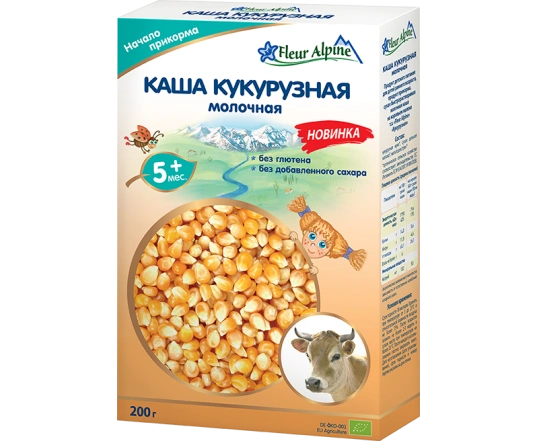 Каша молочна Fleur Alpine Кукурудзяна 200г.